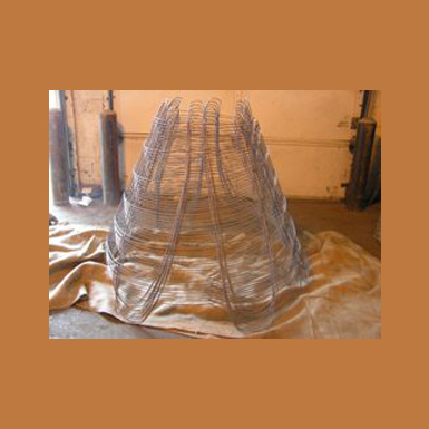Big John Braun Open Bottom Continuous Wire Tree Baskets - Model 52